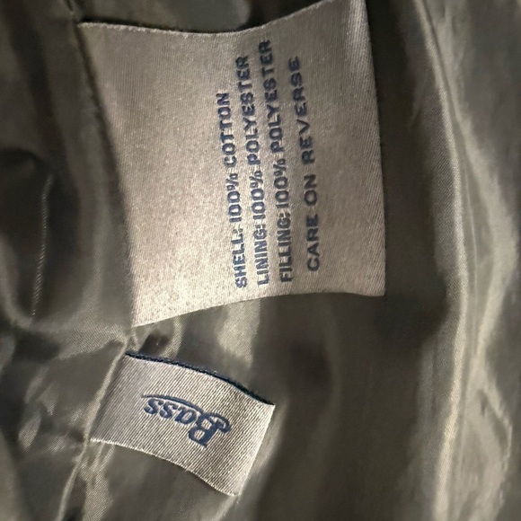 G.H. Bass & Co. Khaki green EUC near new size L Quilted Utility/Barn Jacket - Picture 11 of 13